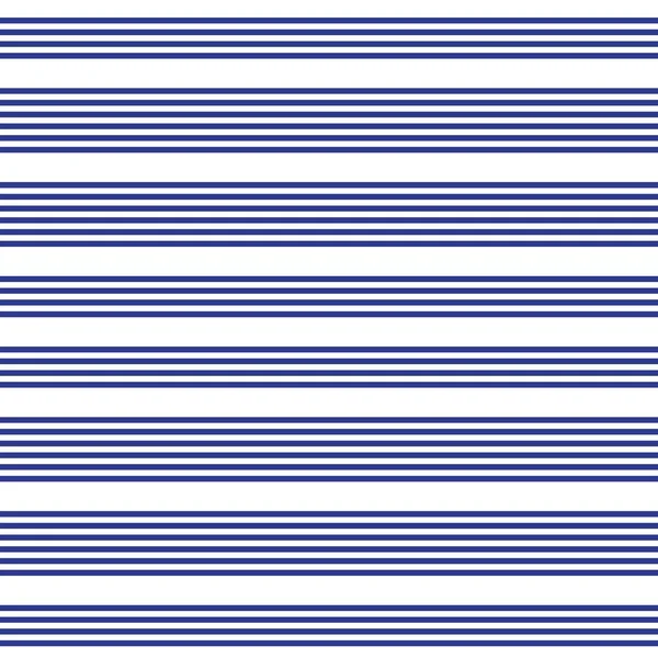 Blue Horizontal Striped Seamless Pattern Background 그래픽 — 스톡 벡터