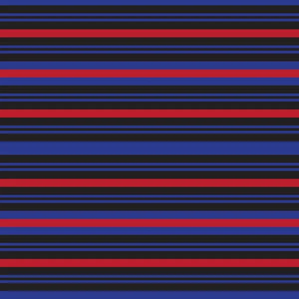 Red Blue Horizontal Striped Seamless Pattern Background 그래픽 — 스톡 벡터