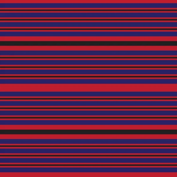 Red Blue Horizontal Striped Seamless Pattern Background 그래픽 — 스톡 벡터