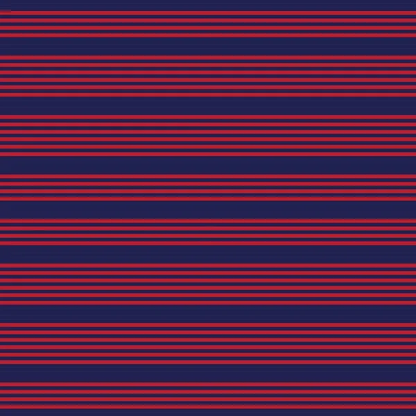 Red Blue Horizontal Striped Seamless Pattern Background 그래픽 — 스톡 벡터