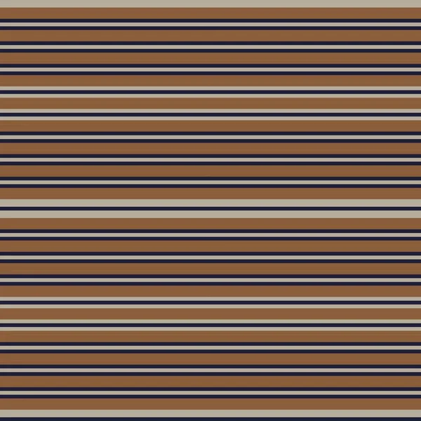 Marrón Taupe Horizontal Rayas Sin Costuras Patrón Fondo Adecuado Para — Vector de stock