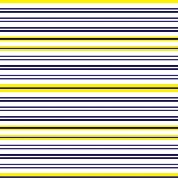 黄色水平条纹无缝图案背景适合流行纺织品 — 图库矢量图片