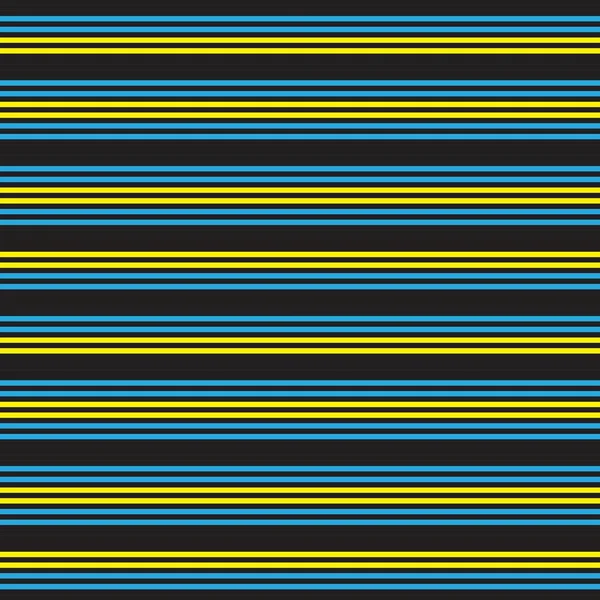 Yellow Horizontal Striped Seamless Pattern Background 그래픽 — 스톡 벡터