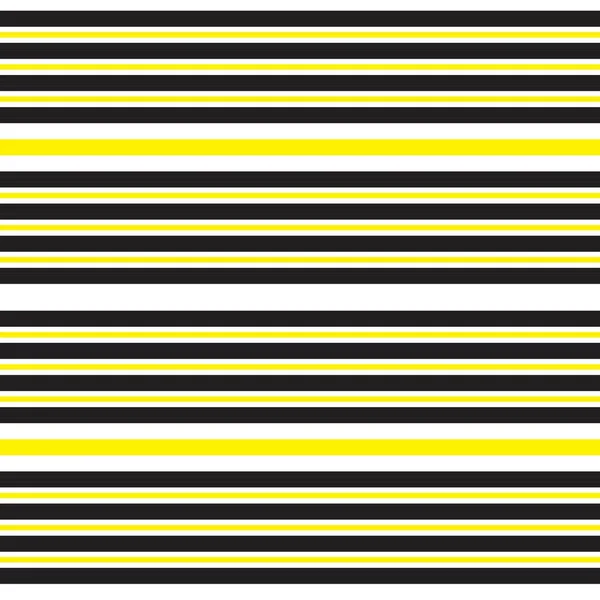 Fondo Patrón Inconsútil Rayado Horizontal Amarillo Adecuado Para Textiles Moda — Archivo Imágenes Vectoriales