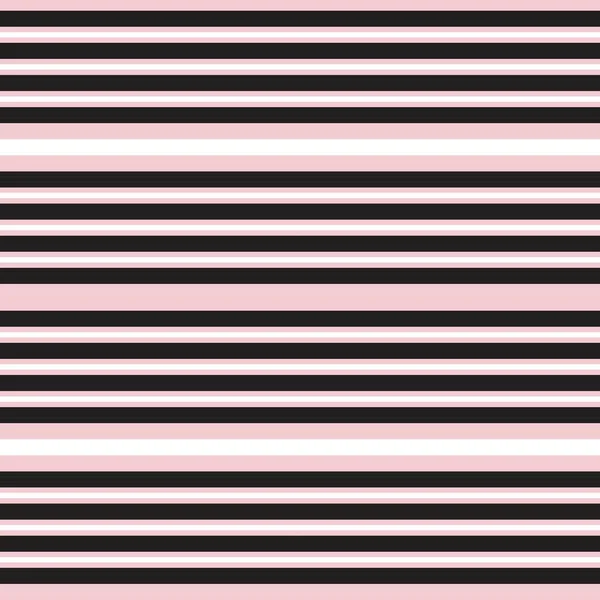 Rosa Horizontal Gestreifte Nahtlose Muster Hintergrund Geeignet Für Modetextilien Grafiken — Stockvektor