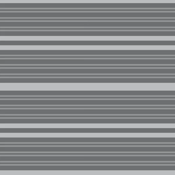 Gris Horizontal Rayado Sin Costuras Patrón Fondo Adecuado Para Textiles — Vector de stock