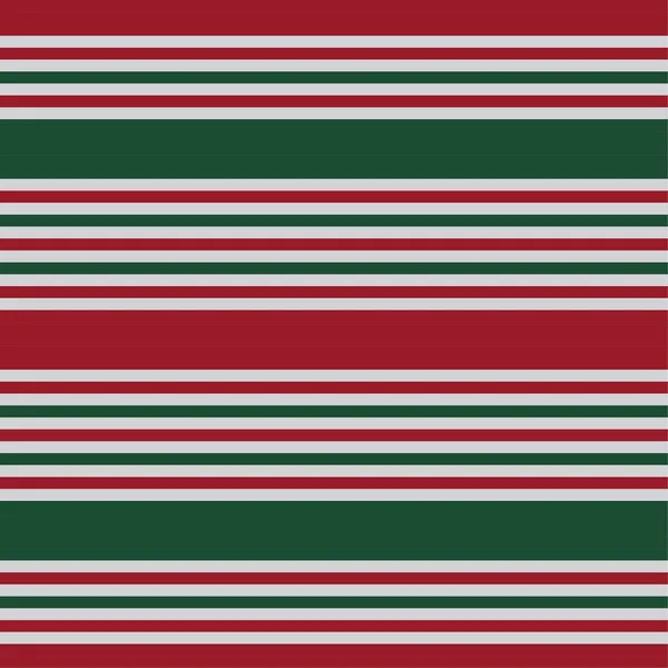 Navidad Horizontal Rayas Sin Costuras Patrón Fondo Adecuado Para Textiles — Vector de stock