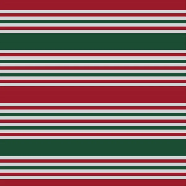 Christmas Horizontal Striped Seamless Pattern Background 그래픽 — 스톡 벡터