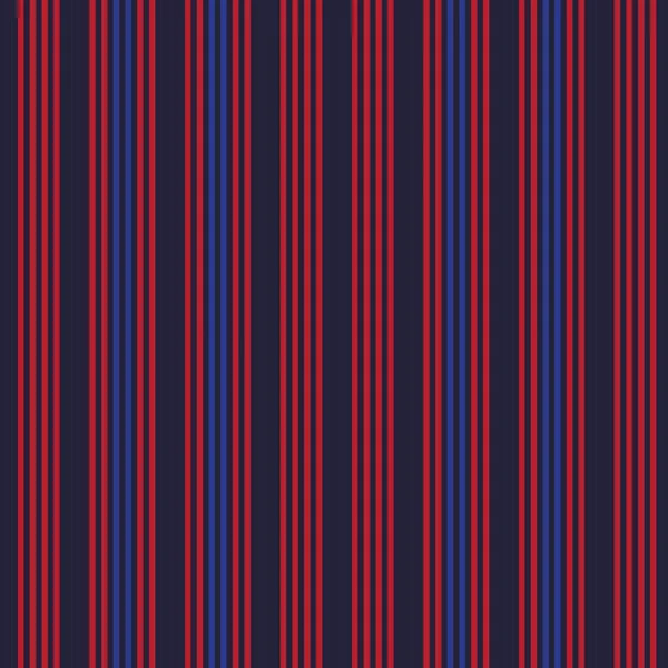 Fondo Patrón Inconsútil Rayado Vertical Rojo Azul Adecuado Para Textiles — Archivo Imágenes Vectoriales