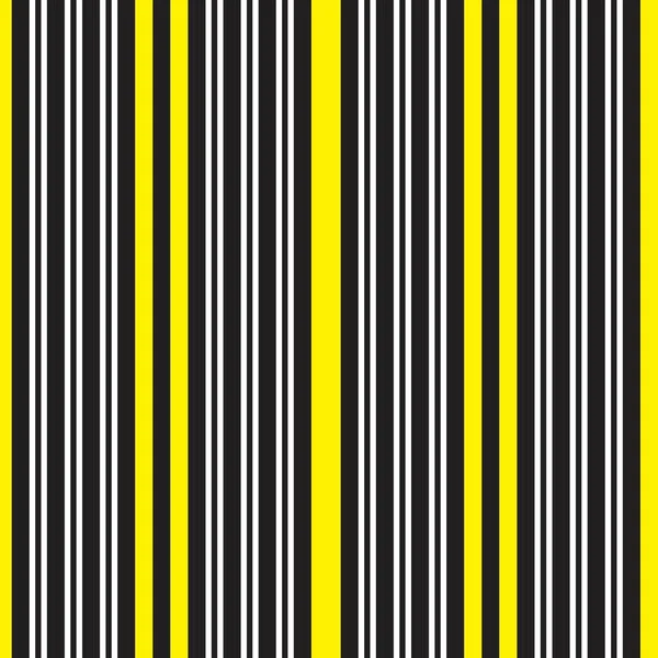 Jaune Rayé Vertical Fond Motif Sans Couture Adapté Pour Les — Image vectorielle