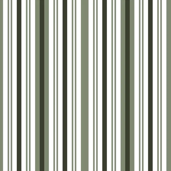 Grüner Vertikal Gestreifter Nahtloser Musterhintergrund Für Modetextilien Grafiken — Stockvektor