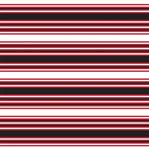 Red Horizontal Striped Seamless Pattern Background Suitable Fashion Textiles Graphics — Stock Vector