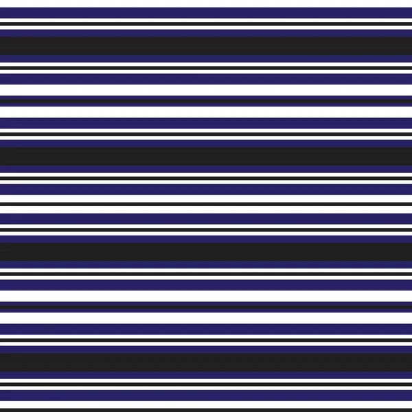 Blue Horizontal Striped Seamless Pattern Background Suitable Fashion Textiles Graphics — Stock Vector