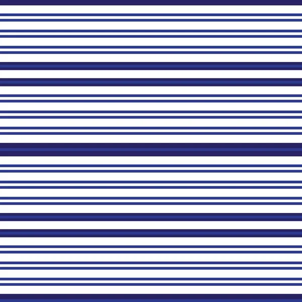 Blue Horizontal Striped Seamless Pattern Background Suitable Fashion Textiles Graphics — Stock Vector