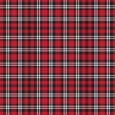Moda tekstil ve grafikleri için uygun kırmızı ekose, kareli, tartan desenli