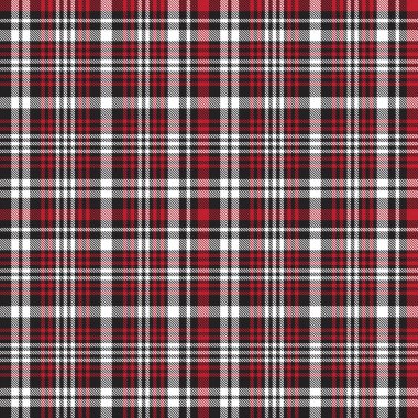 Moda tekstil ve grafikleri için uygun kırmızı ekose, kareli, tartan desenli