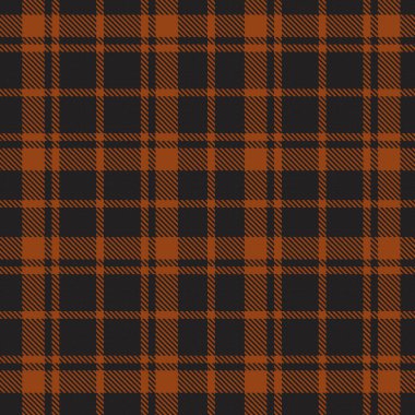 Turuncu ekose, kareli, tartan desenli moda tekstil ve grafikleri için uygun.