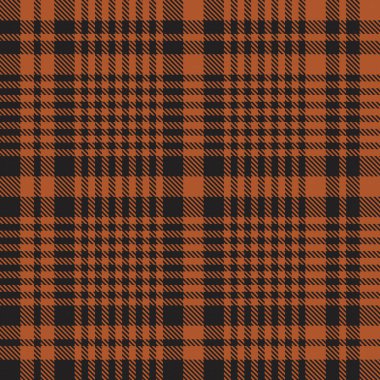 Turuncu ekose, kareli, tartan desenli moda tekstil ve grafikleri için uygun.