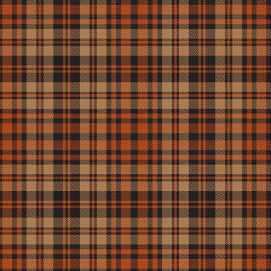 Turuncu ekose, kareli, tartan desenli moda tekstil ve grafikleri için uygun.