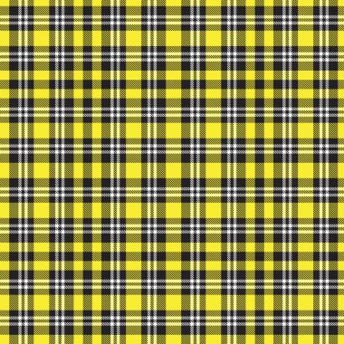 Sarı ekose, kareli, tartan desenli moda tekstil ve grafikleri için uygun.
