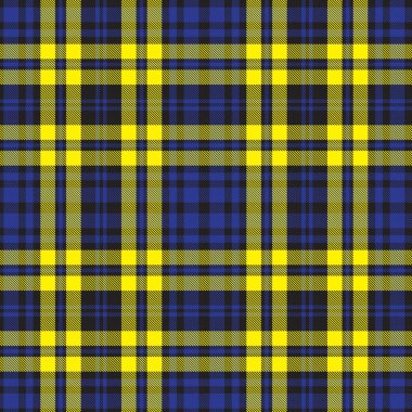 Sarı ekose, kareli, tartan desenli moda tekstil ve grafikleri için uygun.