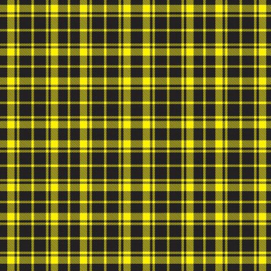 Sarı ekose, kareli, tartan desenli moda tekstil ve grafikleri için uygun.