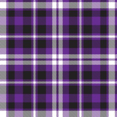 Mor ekose, kareli, tartan desenli moda tekstil ve grafikleri için uygun.