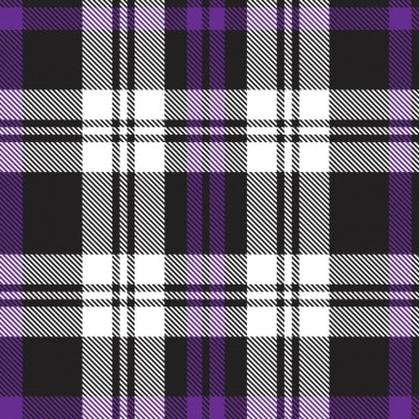 Mor ekose, kareli, tartan desenli moda tekstil ve grafikleri için uygun.