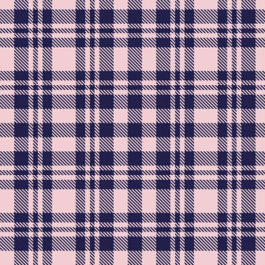 Moda tekstil ve grafikleri için uygun pembe ve denizci ekoseli, ekoseli, ekosesiz desen