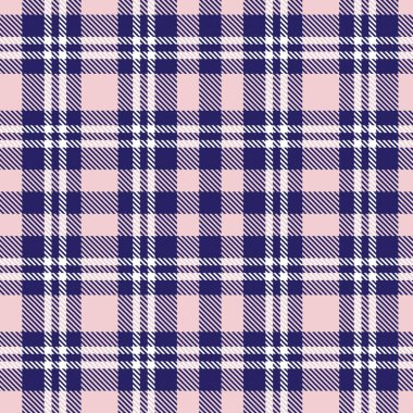 Moda tekstil ve grafikleri için uygun pembe ve denizci ekoseli, ekoseli, ekosesiz desen