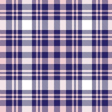 Moda tekstil ve grafikleri için uygun pembe ve denizci ekoseli, ekoseli, ekosesiz desen