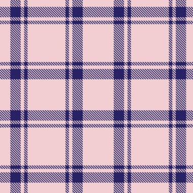 Moda tekstil ve grafikleri için uygun pembe ve denizci ekoseli, ekoseli, ekosesiz desen