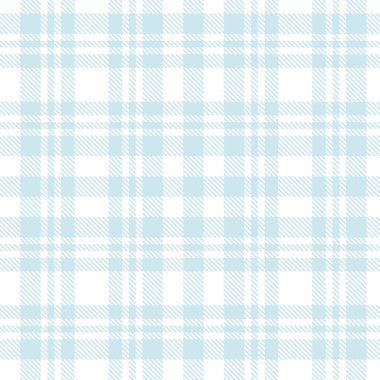 Gökyüzü mavisi ekose, kareli, ekose desenli moda tekstil ve grafikleri için uygun.