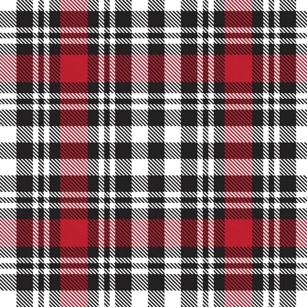 Rood Ruitje Geruit Tartan Naadloos Patroon Geschikt Voor Mode Textiel — Stockvector