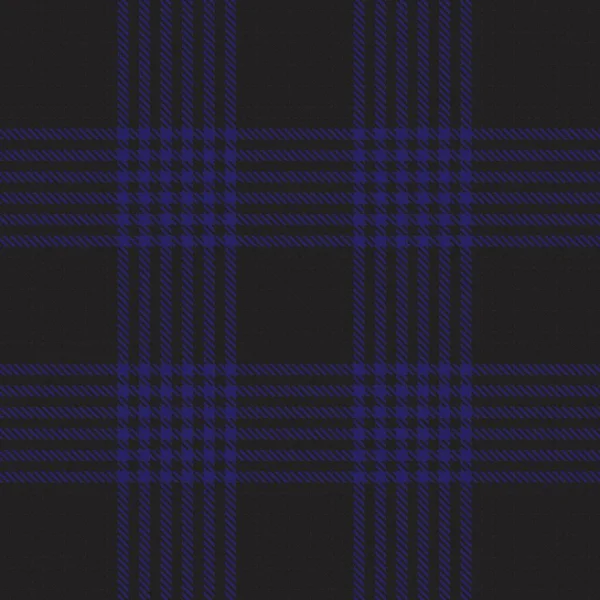 Plaid Bleu Carreaux Motif Tartan Sans Couture Adapté Aux Textiles — Image vectorielle