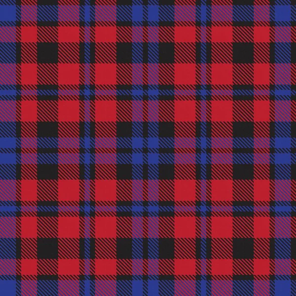 Xadrez Vermelho Marinho Xadrez Tartan Padrão Sem Costura Adequado Para —  Vetores de Stock