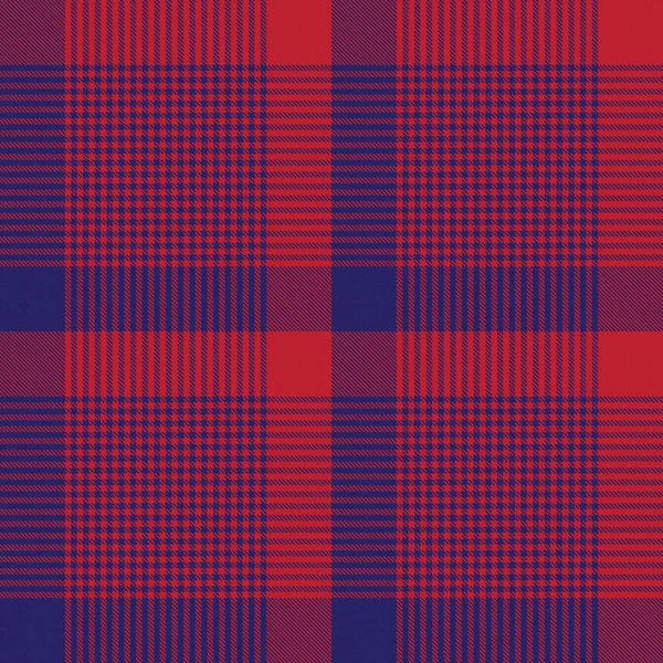 Plaid Rouge Marine Carreaux Motif Tartan Sans Couture Adapté Aux — Image vectorielle