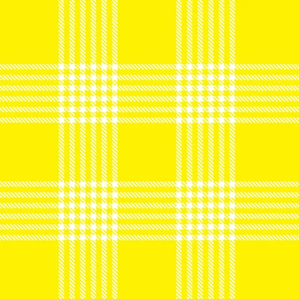 Yellow Plaid Checkered Tartan Seamless Pattern Suitable Fashion Textiles Graphics — Stock Vector