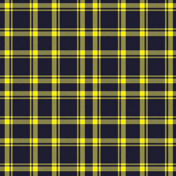 Amarelo Xadrez Xadrez Tartan Sem Costura Padrão Adequado Para Têxteis —  Vetores de Stock