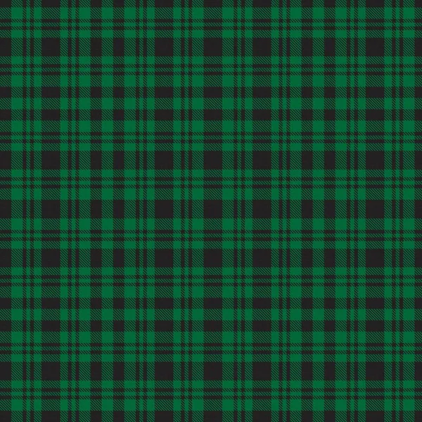 Plaid Verde Quadretti Tartan Modello Senza Cuciture Adatto Tessuti Moda — Vettoriale Stock