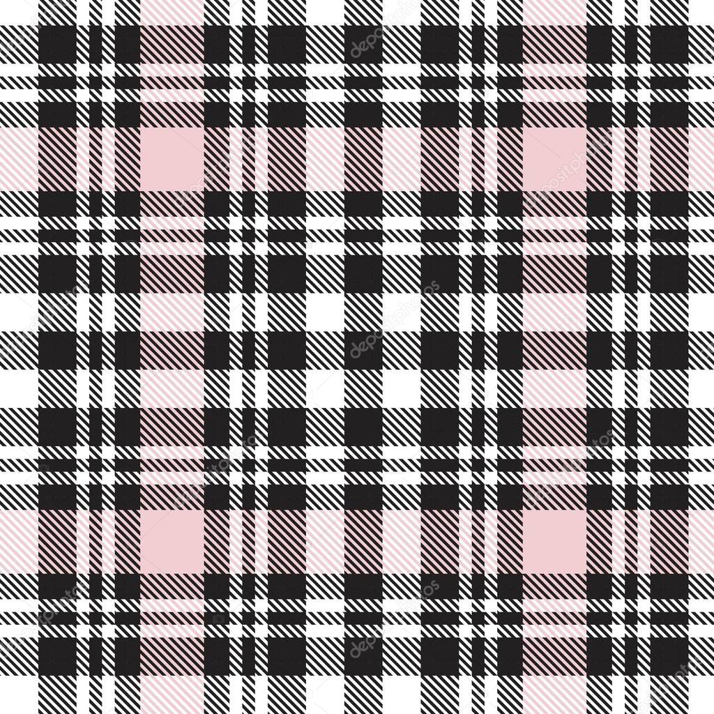 Pink Plaid, checkered, tartan seamless pattern suitable for fashion textiles and graphics