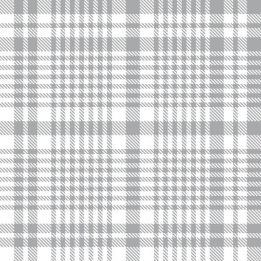 Moda tekstil ve grafikleri için uygun beyaz ekose, kareli, tartan desenli