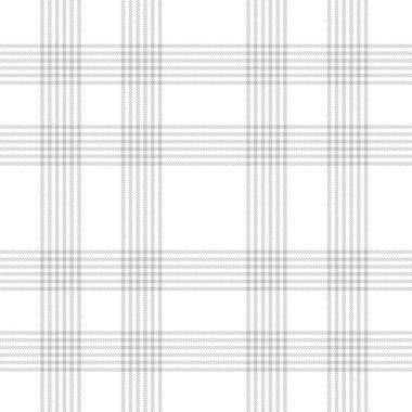 Moda tekstil ve grafikleri için uygun beyaz ekose, kareli, tartan desenli