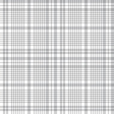 Moda tekstil ve grafikleri için uygun beyaz ekose, kareli, tartan desenli