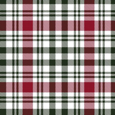 Moda tekstil ve grafikleri için uygun Noel ekoseli, ekoseli, ekoseli, ekose desenli