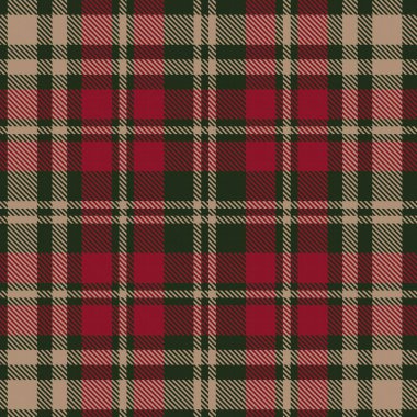 Moda tekstil ve grafikleri için uygun Noel ekoseli, ekoseli, ekoseli, ekose desenli