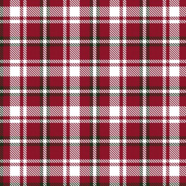 Moda tekstil ve grafikleri için uygun Noel ekoseli, ekoseli, ekoseli, ekose desenli