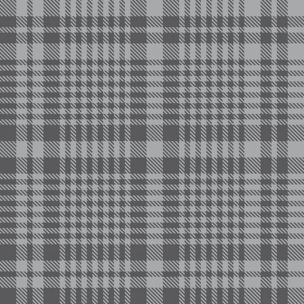 Plaid Gris Cuadros Tartán Patrón Sin Costura Adecuado Para Textiles — Archivo Imágenes Vectoriales