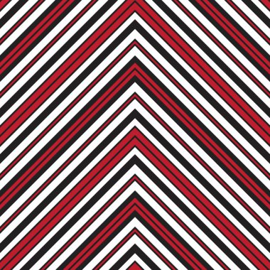 Moda tekstil ve grafikleri için uygun kırmızı Chevron köşegen çizgili dikişsiz arkaplan