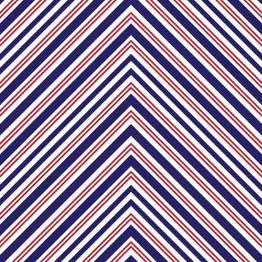 Moda tekstili ve grafikleri için uygun kırmızı ve mavi köşegen çizgili, dikişsiz arkaplan